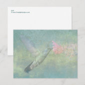 Hummingbird Tune Briefkaart (Voorkant / Achterkant)