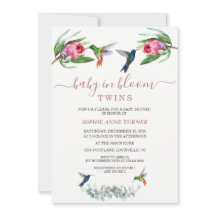 Hummingbird Twins roze Protea Baby in Bloom