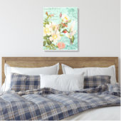 Hummingbird uitgerekt doek Canvas Afdruk (Insitu (Slaapkamer))