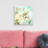  Hummingbird uitgerekt doek Canvas Afdruk (Insitu (Woonkamer))