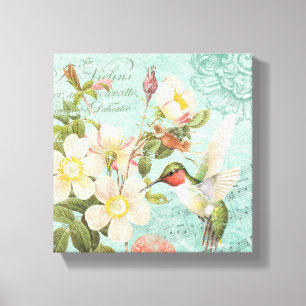 Hummingbird uitgerekt doek Canvas Afdruk