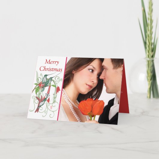  Hummingbird Vakantie Kaart Uw foto (Voorkant)