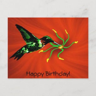 Hummingbird van Heaven Birthday Card Briefkaart