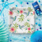 Hummingbird Verjaardag Party Douche Papieren Bordje (Feest)