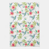 Hummingbird Verjaardag Party Douche Theedoek (Verticaal)