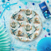 Hummingbird Verjaardag Tea Party Papieren Bordje (Feest)