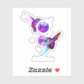 Hummingbird verkiest te blijven doorgaan met zelfm sticker (Vel)