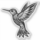 Hummingbird vinyl sticker (Voorkant)