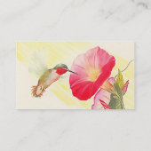 HUMMINGBIRD VISITEKAARTJES ~ MAAK EEN VERKLARING! (Achterkant)