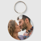 Hummingbird Voeg foto toe Monogram Naam Sleutelhanger (Achterkant)