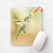 Hummingbird vroeg in de ochtend muismat (Met muis)