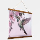 Hummingbird Wall Art Hangend Wandkleed (Gebogen)