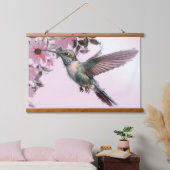 Hummingbird Wall Art Hangend Wandkleed (Slaapkamer)