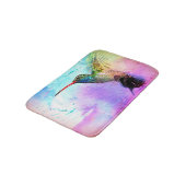 Hummingbird & Watercolor Badmat (Gekanteld)