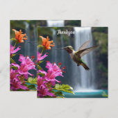 Hummingbird Waterfall Park, Bedankkaart (Voorkant / Achterkant)