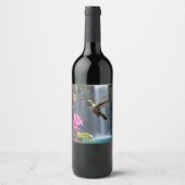 Hummingbird Waterfall Park, Wijn Etiket (Voorkant)