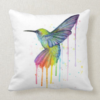 Hummingbird Waterverf Art Pillow Kussen