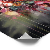Hummingbird Waterverf Art Print Poster (Hoek)