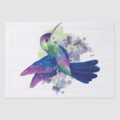 Hummingbird Waterverf Art Tissuepapier (Voorkant)