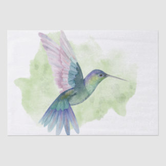 Hummingbird Waterverf Art Tissuepapier