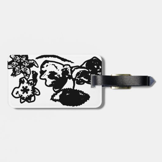 Hummingbird Wedding Bagagelabel (Achterkant horizontaal)