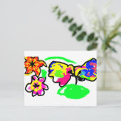 Hummingbird Wedding Briefkaart (Staand voorkant)