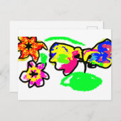 Hummingbird Wedding Briefkaart (Voorkant / Achterkant)