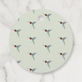 Hummingbird Wedding Favor Labels (Achterkant)