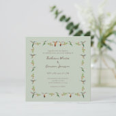 Hummingbird Wedding Invitation (Staand voorkant)