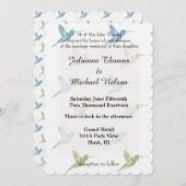 Hummingbird Wedding Kaart (Voorkant / Achterkant)