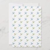 Hummingbird Wedding Kaart (Achterkant)