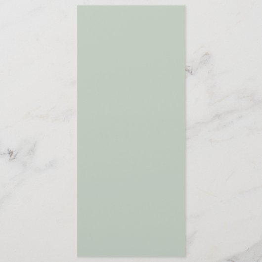 Hummingbird Wedding Menu (Achterkant)