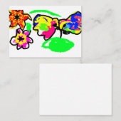 Hummingbird Wedding Notitiekaartje (Voorkant / Achterkant)