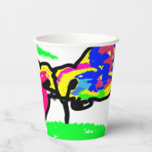 Hummingbird Wedding Papieren Bekers (Achterkant)