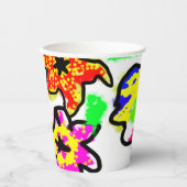 Hummingbird Wedding Papieren Bekers (Voorkant)