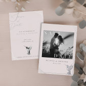 Hummingbird Wedding Save the Date Foto Overlay Folie Uitnodiging