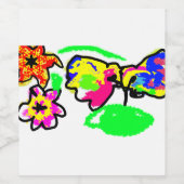 Hummingbird Wedding Wijn Etiket (Enkel label)