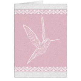 Hummingbird White en Pink