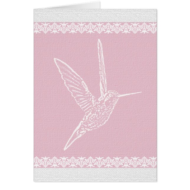 Hummingbird White en Pink (Voorkant)
