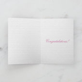 Hummingbird White en Pink Kaart (Binnen)