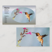 Hummingbird Wild in Natuur Visitekaartje (Voorkant / Achterkant)