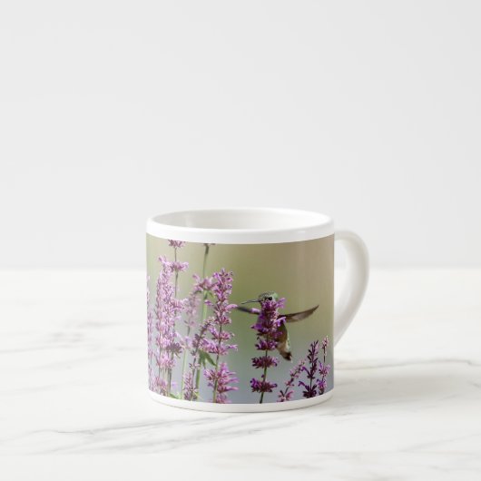 Hummingbird & Wildflower Espresso Mok (Voorkant rechts)
