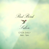 Hummingbird Window Cling Raamsticker (Vel 3)