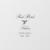 Hummingbird Window Cling Raamsticker (Vel)