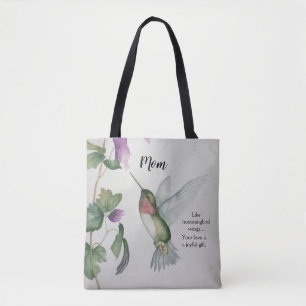 Hummingbird Wings Joyful Gift Waterverf Mam Tas
