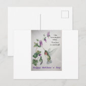 Hummingbird Wings Moederdag Briefkaart Joyful Gift (Voorkant / Achterkant)