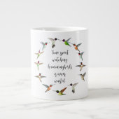 Hummingbird Wreath Grote Koffiekop (Voorkant)