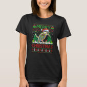 Hummingbird Xmas Tree Ugly Santa Hummingbird Chri T-shirt (Voorkant)