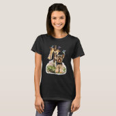 Hummingbird Yorkshire Terrier T-shirt (Voorkant volledig)