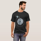 Hummingbird Zebra Sunflower Neuroendocrine Cancer T-shirt (Voorkant volledig)